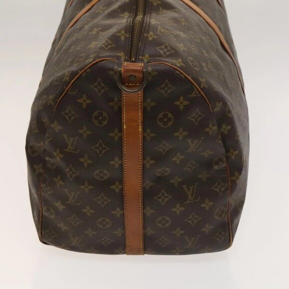 LOUIS VUITTON Monogram Keepall Bandouliere 55 Boston Bag - Picture 4 of 14